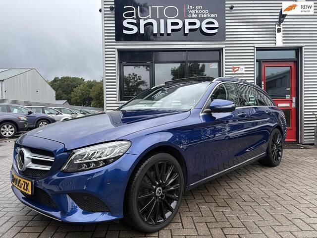 Blauw Gebruikt 2018 Mercedes C220 Business Stationwagen | € 24.950 (Duur) - Afbeelding 1/4