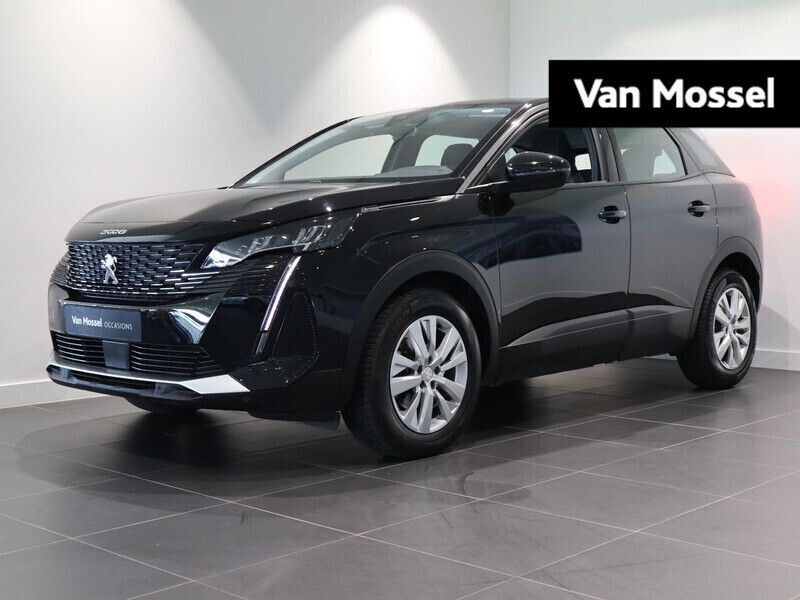 Zwart Gebruikt 2022 Peugeot 3008 Business-Line SUV | € 20.740 (Goede deal) - Afbeelding 1/4