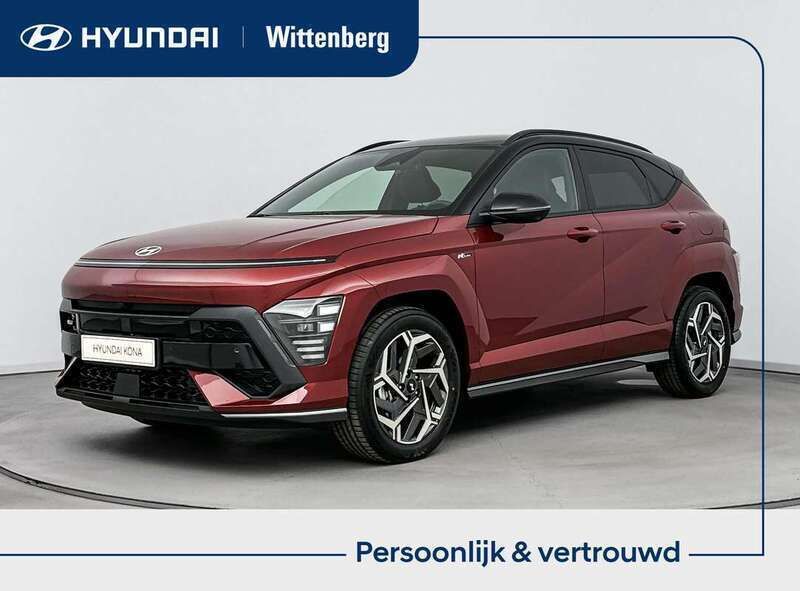 Rood Nieuw 2024 Hyundai Kona N Line SUV | € 41.785 (Eerlijke prijs) - Afbeelding 1/3