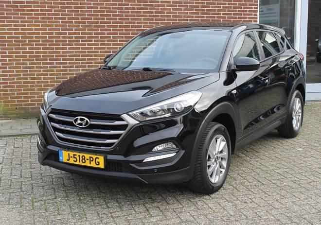 Zwart Gebruikt 2016 Hyundai Tucson Comfort SUV | € 12.950 (Eerlijke prijs) - Afbeelding 1/4