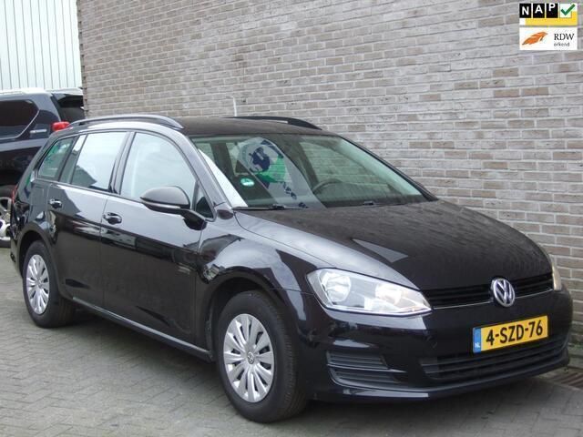 Zwart, metallic lak Gebruikt 2014 VW Golf VII Trendline Stationwagen | € 6.850 (Eerlijke prijs) - Afbeelding 1/4