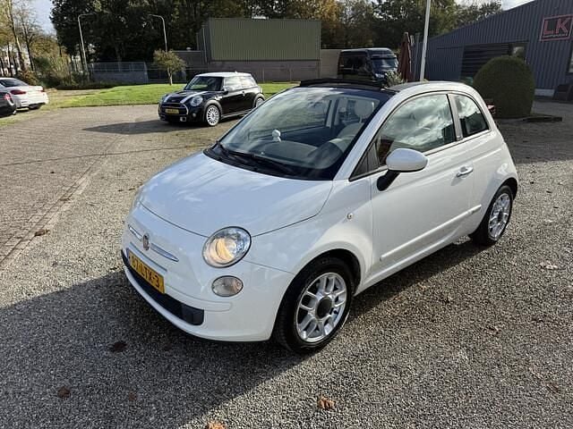 Wit Gebruikt 2010 Fiat 500C Pop Cabriolet | € 4.880 (Eerlijke prijs) - Afbeelding 1/4