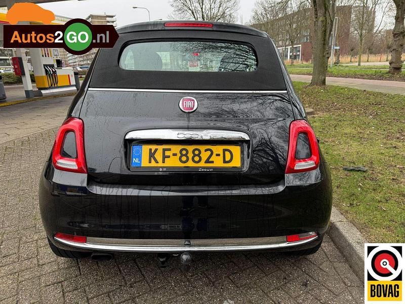 Occasion Fiat 500 Lounge 80 PK (58 kW) 2016 Zwart Cabriolet