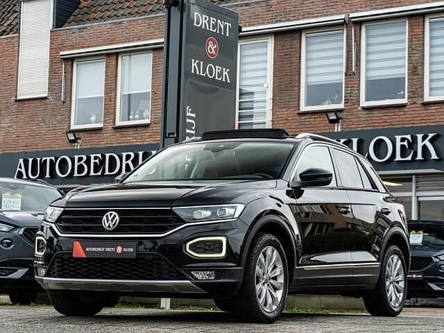 Zwart Gebruikt 2019 VW T-Roc Sport SUV | € 22.450 (Eerlijke prijs) - Afbeelding 1/4