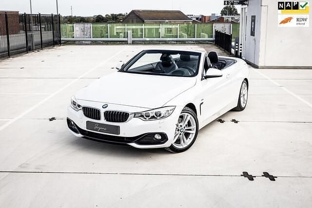 Wit Gebruikt 2014 BMW 428 Executive Cabriolet | € 21.900 (Eerlijke prijs) - Afbeelding 1/4
