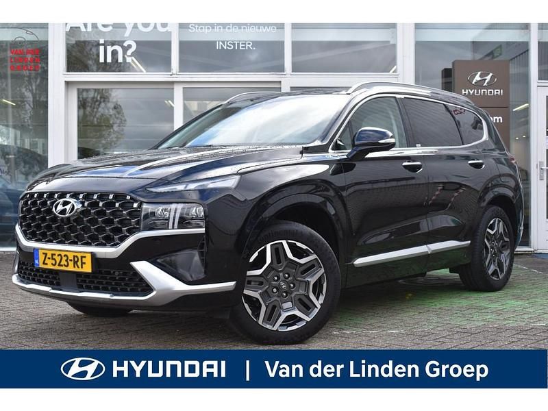 Zwart metallic Gebruikt 2021 Hyundai Santa Fe Premium SUV | € 41.495 (Duur) - Afbeelding 1/4