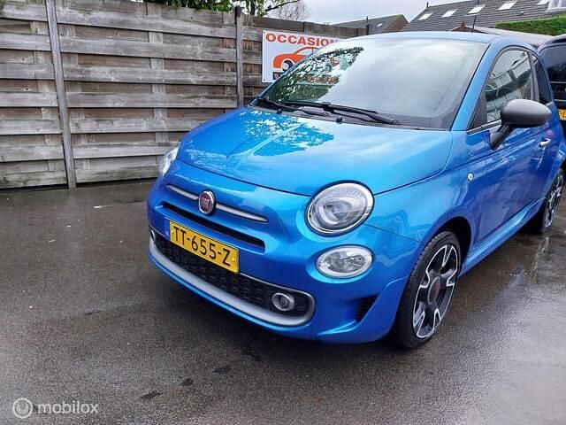 Occasion Fiat 500 69 PK (50 kW) 2018 Blauw (metallic) Hatchback