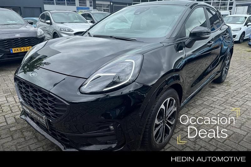 Zwart Occasion 2021 Ford Puma ST-Line X SUV | € 20.950 (Eerlijke prijs) - Afbeelding 1/4