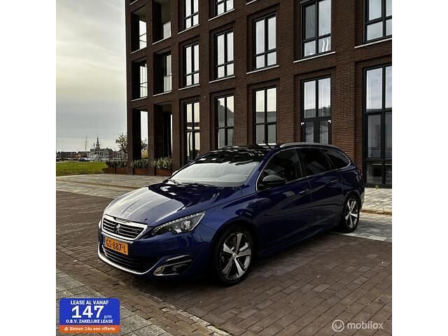 Occasion Peugeot 308 SW GT-line 131 PK (96 kW) 2015 Blauw Stationwagen