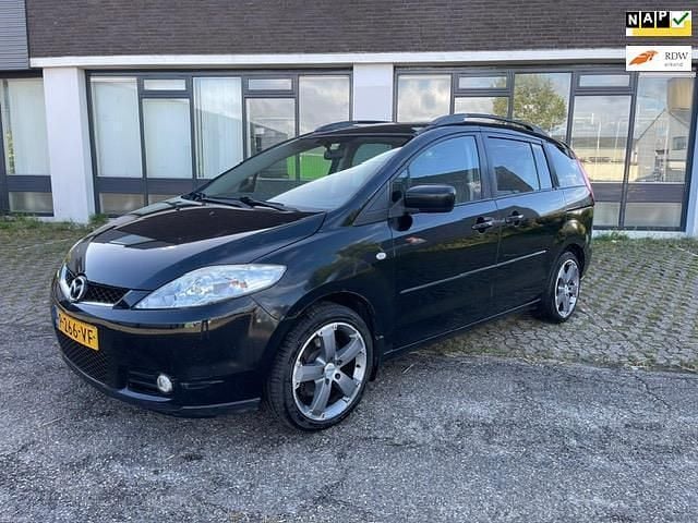 Zwart Gebruikt 2008 Mazda 5 Touring MPV | € 2.495 (Super prijs) - Afbeelding 1/4