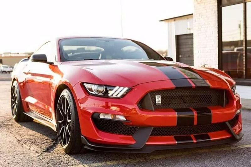 Rood Gebruikt 2019 Ford Mustang S Coupé | € 99.950 - Afbeelding 1/4
