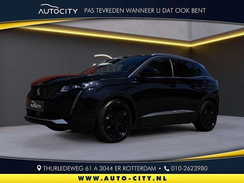 Zwart Gebruikt 2021 Peugeot 3008 GT SUV | € 25.450 (Eerlijke prijs) - Afbeelding 1/4