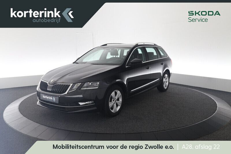 Zwart Gebruikt 2019 Skoda Octavia Business Line Stationwagen | € 19.950 (Eerlijke prijs) - Afbeelding 1/4
