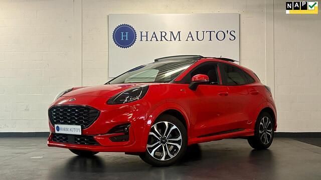 Rood Gebruikt 2020 Ford Puma Gen-E ST-Line SUV | € 16.499 (Eerlijke prijs) - Afbeelding 1/4
