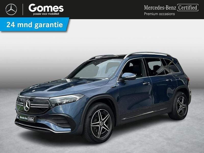 Blauw Gebruikt 2022 Mercedes EQB300 AMG line SUV | € 37.950 (Eerlijke prijs) - Afbeelding 1/4