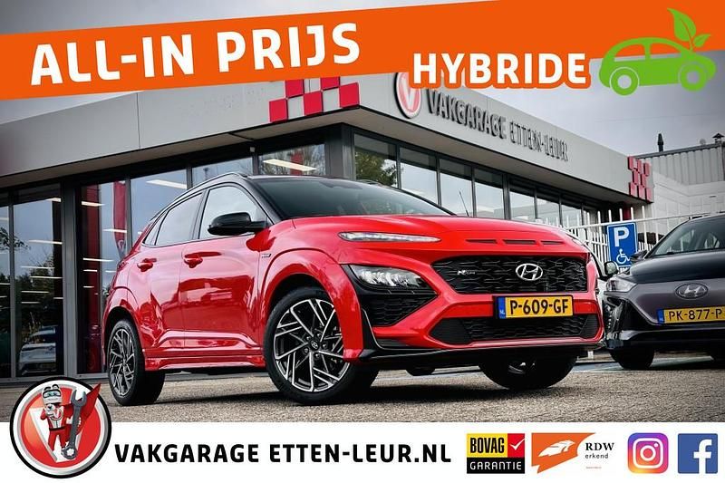 Rood Occasion 2022 Hyundai Kona N Line SUV | € 22.985 (Iets duurder) - Afbeelding 1/4