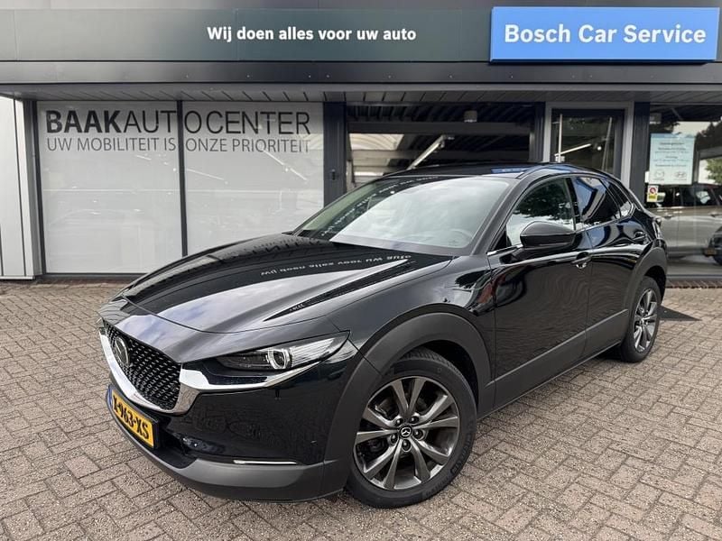 Zwart Gebruikt 2024 Mazda CX-30 Exclusive-Line SUV | € 32.450 (Iets duurder) - Afbeelding 1/4