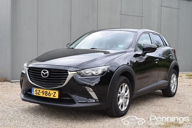 Zwart Gebruikt 2017 Mazda CX-3 Dynamic SUV | € 15.950 (Eerlijke prijs) - Afbeelding 1/4