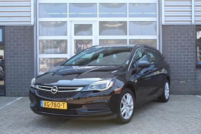 Zwart, metallic lak Gebruikt 2019 Opel Astra Business Stationwagen | € 10.450 (Eerlijke prijs) - Afbeelding 1/4