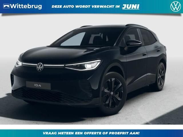 Zwart Nieuw 2025 VW ID.4 Pro SUV | € 45.995 - Afbeelding 1/4