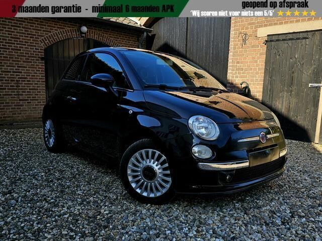 Zwart Gebruikt 2010 Fiat 500 Lounge Hatchback | € 5.320 (Eerlijke prijs) - Afbeelding 1/4
