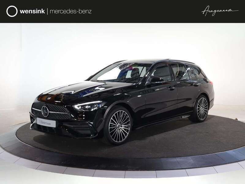 Zwart Nieuw 2025 Mercedes C300e Business Stationwagen | € 67.269 (Eerlijke prijs) - Afbeelding 1/4