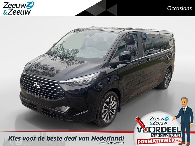 Agate black metallic (zwart metallic) Nieuw 2025 Ford Tourneo Titanium X | € 75.895 - Afbeelding 1/4
