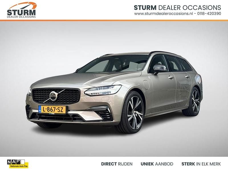 Grijs Gebruikt 2021 Volvo V90 R-Design Stationwagen | € 34.049 (Goede deal) - Afbeelding 1/4