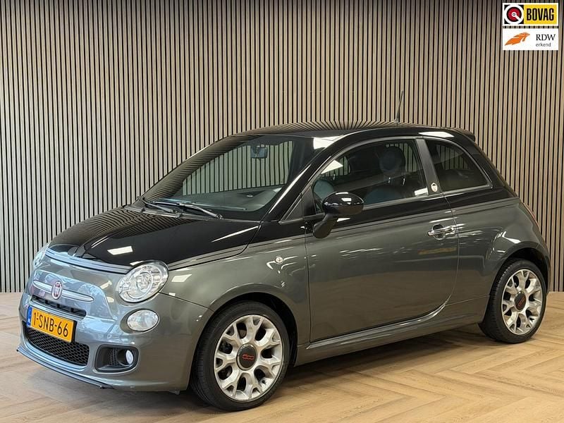 Grijs Gebruikt 2013 Fiat 500S Hatchback | € 7.995 (Eerlijke prijs) - Afbeelding 1/4