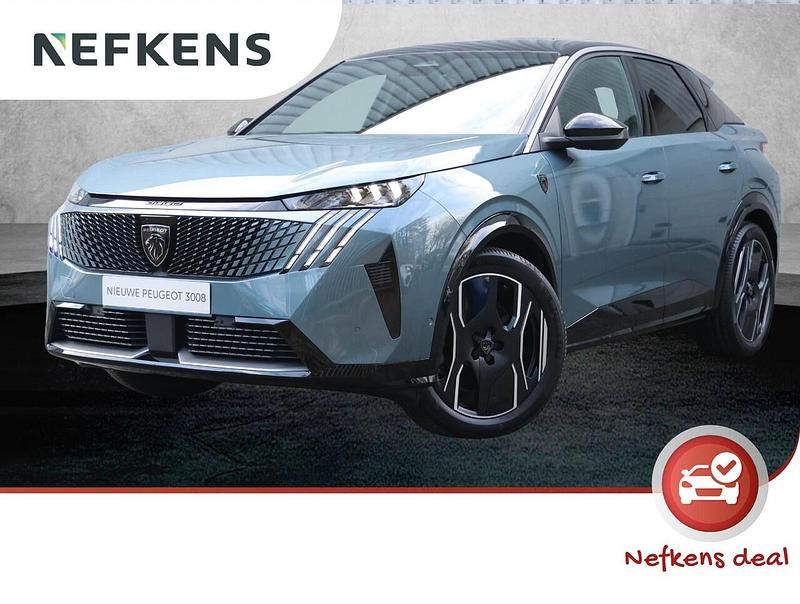 Blauw Nieuw 2025 Peugeot e-3008 GTi SUV | € 52.215 - Afbeelding 1/4