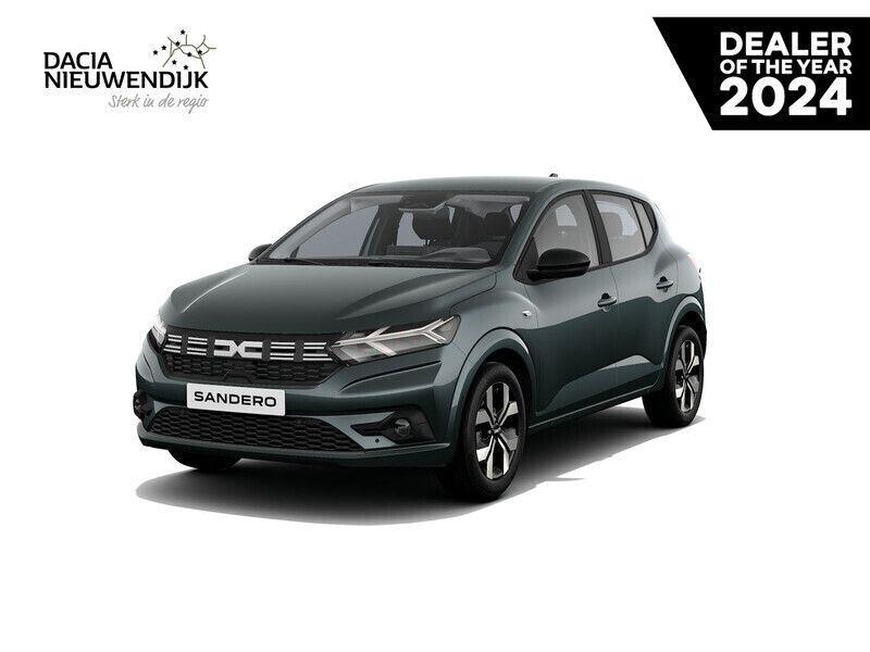 Cedar green (groen mica) Nieuw 2025 Dacia Sandero Journey Hatchback | € 25.900 (Eerlijke prijs) - Afbeelding 1/4