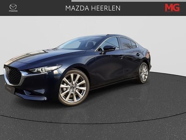 Blauw Nieuw 2025 Mazda 3 Exclusive-Line Sedan | € 39.190 (Eerlijke prijs) - Afbeelding 1/4