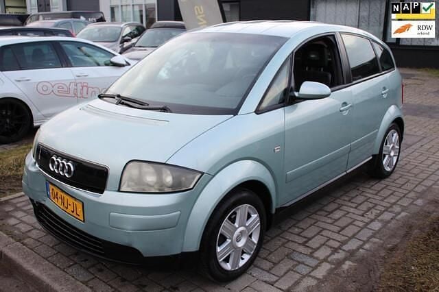 Groen (metallic) Occasion 2003 Audi A2 S-Line Hatchback | € 950 (Goede deal) - Afbeelding 1/4
