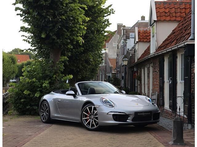 Zilver Gebruikt 2013 Porsche 911 Carrera 4S Cabriolet Sport Cabriolet | € 89.950 (Eerlijke prijs) - Afbeelding 1/4
