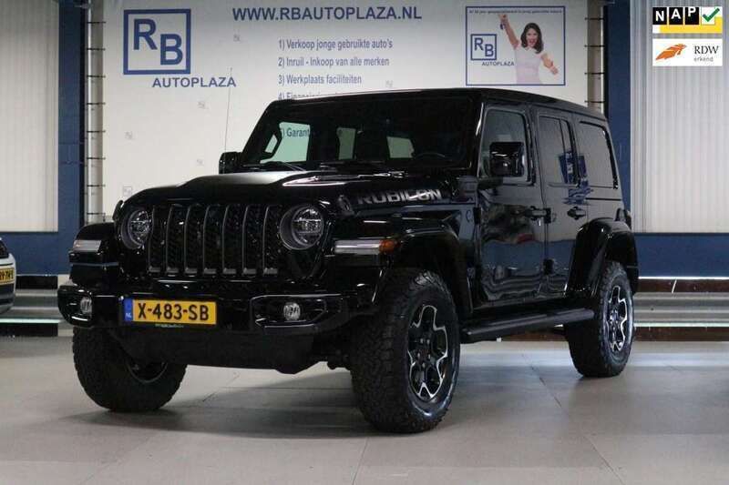 Zwart Gebruikt 2021 Jeep Wrangler Unlimited Rubicon SUV | € 59.950 (Eerlijke prijs) - Afbeelding 1/4