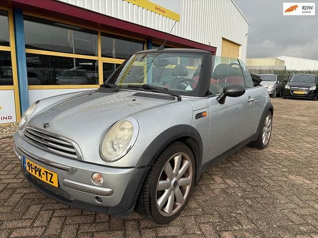 Grijs Gebruikt 2004 Mini One Cabriolet Pepper Cabriolet | € 2.999 (Eerlijke prijs) - Afbeelding 1/4