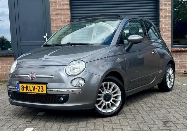 Grijs Gebruikt 2013 Fiat 500C Lounge Cabriolet | € 5.490 (Eerlijke prijs) - Afbeelding 1/4