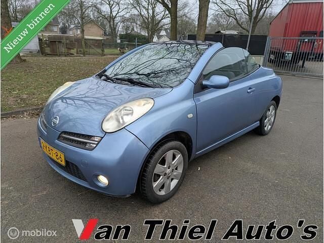 Blauw Occasion 2006 Nissan Micra Acenta Cabriolet | € 1.450 (Goede deal) - Afbeelding 1/4