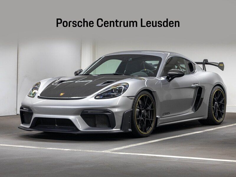 Zilver, metallic lak Gebruikt 2023 Porsche 718 Cayman GT4 Coupé | € 222.900 - Afbeelding 1/4