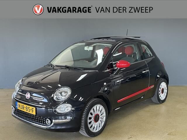 Zwart Gebruikt 2017 Fiat 500 Lounge Hatchback | € 7.950 (Eerlijke prijs) - Afbeelding 1/4