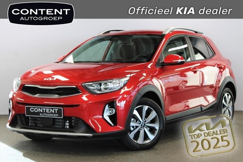 Rood, metallic lak Gebruikt 2023 Kia Stonic SUV | € 28.140 - Afbeelding 1/4