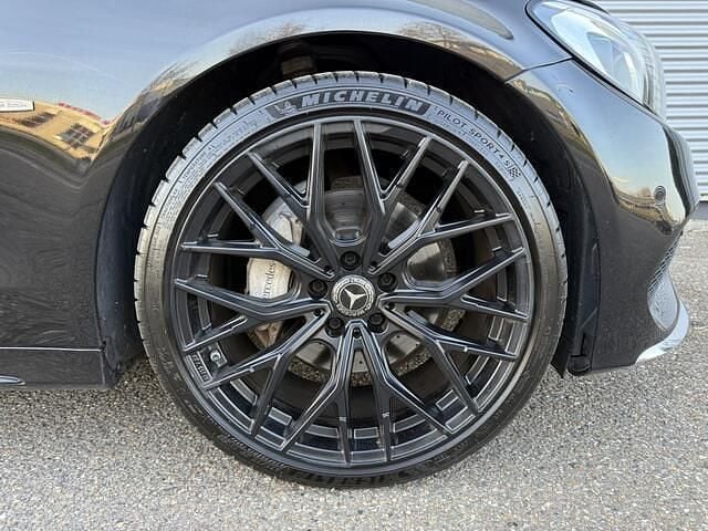 Occasion Mercedes C180 AMG 157 PK (115 kW) 2018 Zwart (metallic) Stationwagen