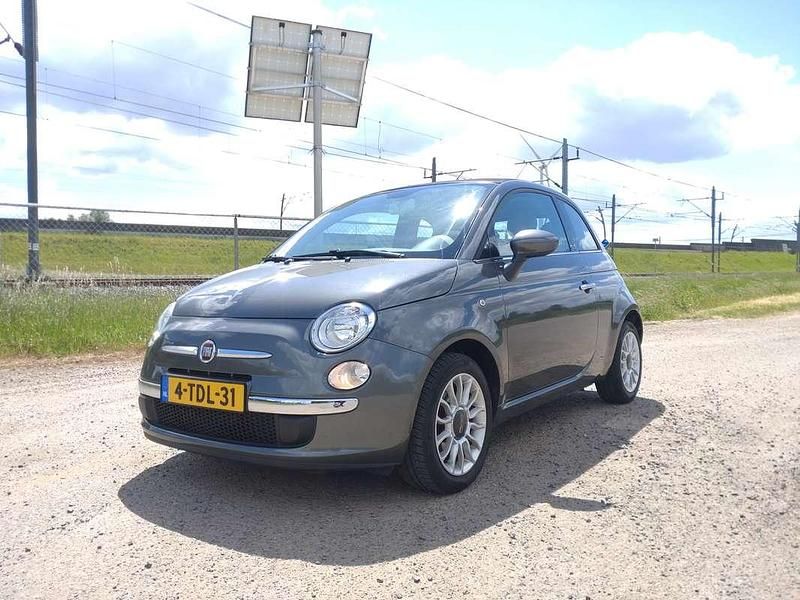 Grijs Gebruikt 2013 Fiat 500C Lounge Cabriolet | € 6.799 (Goede deal) - Afbeelding 1/4