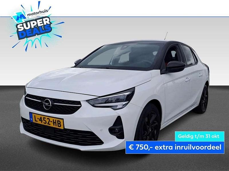 Wit Gebruikt 2021 Opel Corsa GS Line Hatchback | € 13.470 (Eerlijke prijs) - Afbeelding 1/4