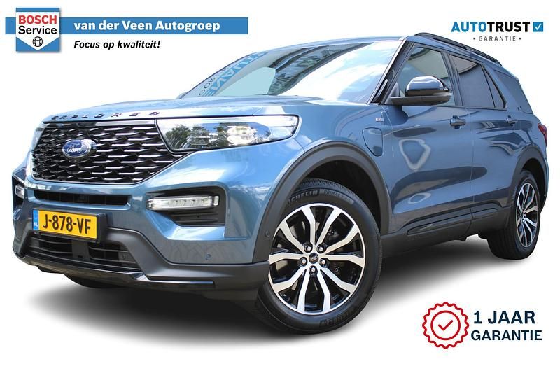 Blauw Occasion 2020 Ford Explorer ST-Line SUV | € 32.750 (Iets duurder) - Afbeelding 1/4