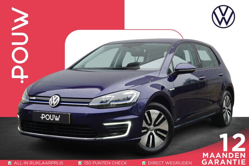 Blauw Gebruikt 2020 VW e-Golf Hatchback | € 13.450 (Eerlijke prijs) - Afbeelding 1/4