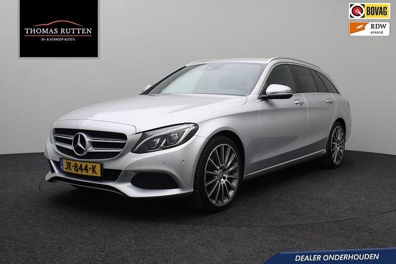 Grijs Gebruikt 2015 Mercedes C350 Edition Stationwagen | € 14.950 (Super prijs) - Afbeelding 1/4