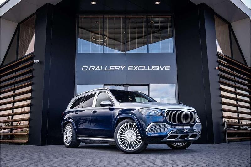 Blauw, metallic lak Gebruikt 2021 Mercedes GLS600 Maybach SUV | € 259.995 - Afbeelding 1/4