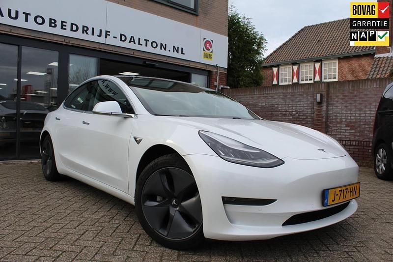 Wit Gebruikt 2020 Tesla Model 3 Long Range AWD Sedan | € 23.950 (Eerlijke prijs) - Afbeelding 1/4