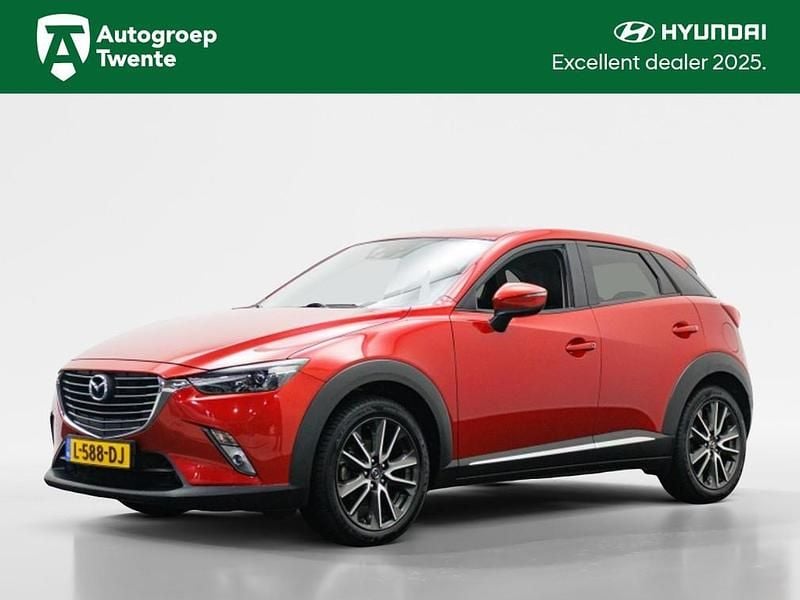 Rood Gebruikt 2016 Mazda CX-3 SUV | € 14.950 (Eerlijke prijs) - Afbeelding 1/4